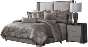 Michael Amini Aubrey King Comforter Set, Patina