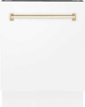 ZLINE Autograph 24" Dishwasher, White Matte, DWVZ-WM-24-G
