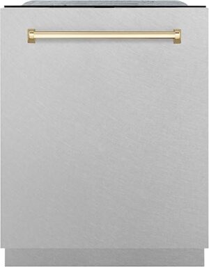 ZLINE Autograph Edition 24″ Tall Tub Dishwasher DWMTZ-SN-24-G