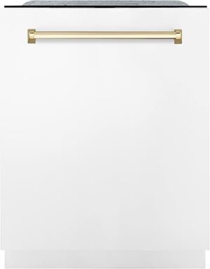 ZLINE Autograph Edition 24″ Top Touch Control Dishwasher DWMTZ-WM-24-G
