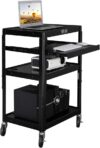 TUFFIOM AV Presentation Cart For Projector Laptop