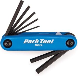Park Tool AWS-10 Fold-Up Hex Wrench Set