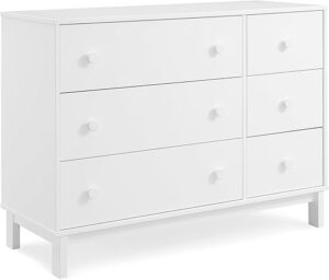 Delta Children BabyGap Legacy 6 Drawer Dresser, Bianca White