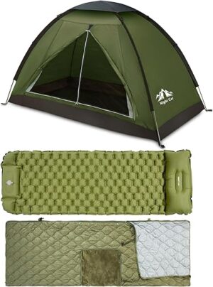 Night Cat Backpacking Tent with Wearable Sleeping Bag