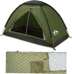 Night Cat Backpacking Tent With Wearable Sleeping Bag