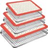 CEKEE Baking Sheet Rack Set, 9 Pieces