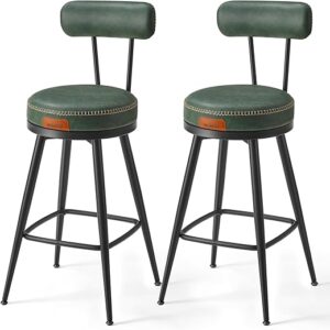 VASAGLE Bar Stools Set Of 2, Counter Height