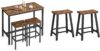 VASAGLE Bar Table And Stool Set, Rustic Brown