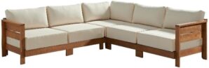 Alaterre Furniture Barton 5-Piece Weather-Resistant Outdoor Set