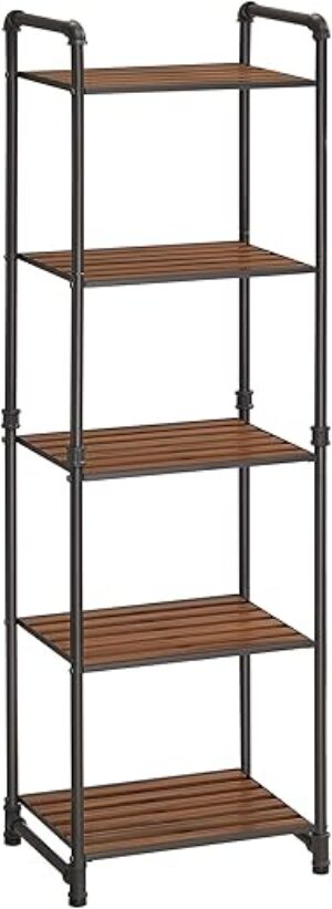 VASAGLE Bathroom Shelves 5-Tier Storage Rack