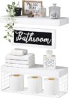 QEEIG Bathroom Shelves Wall Mounted 020WW