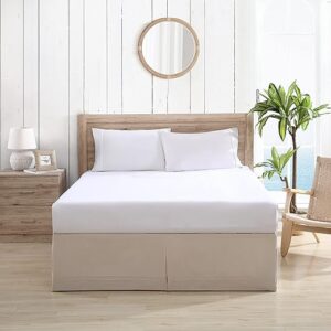 Tommy Bahama Bedskirt Tailored Solid Cotton Bedding, Queen