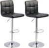 Signature Design by Ashley Bellatier Adjustable Swivel Bar Stool, Black