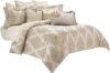 Michael Amini Bennett King Comforter Set – Champagne