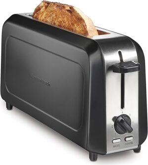 Hamilton Beach Black Extra Long Slot 2 Slice Toaster (22989)
