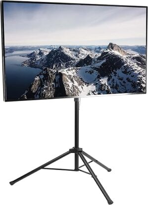 VIVO Black Tripod TV Floor Stand