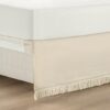 Lush Decor Boho Fringe Tailored Drop Bedskirt, Queen
