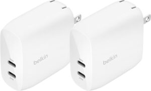 Belkin BoostCharge Dual USB-C Wall Charger 60W