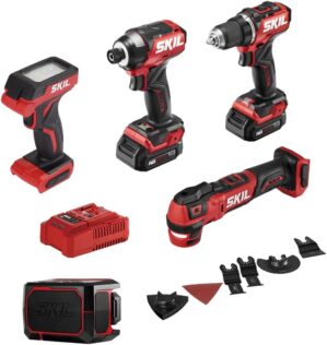 Skil Brushless 12V 5-Tool Compact Combo Kit CB8368A-20