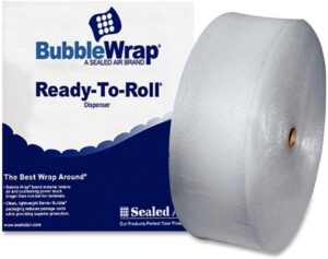 Sealed Air Bubble Cushioning Material, 12"x250' Roll