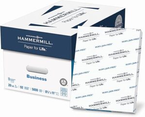 Hammermill Business Copy Paper, 92 Bright, 10 Ream