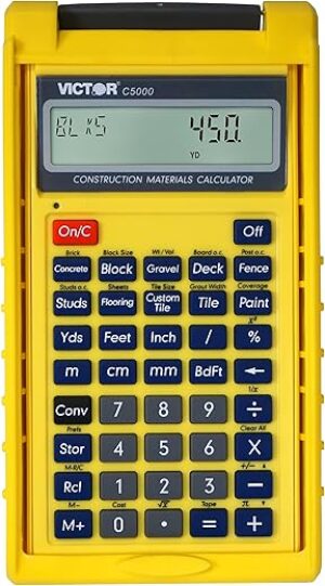 Victor C5000 Construction Calculator With Case