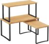 SONGMICS Cabinet Organizer Shelf, Set Of 3