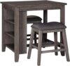 Signature Design by Ashley Caitbrook Counter Height Table Set, Gray