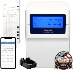 AMANO Calculating Time Clock With WiFi (MJR-PLUSEZ)
