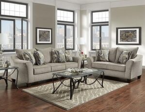 Roundhill Furniture Camero Sofa And Loveseat Set