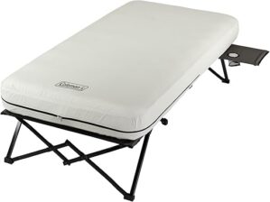 Coleman Camping Cots With Air Mattress & Pump