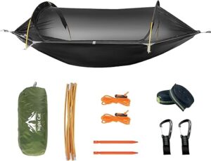 Night Cat Camping Hammock With Net – 1 Person