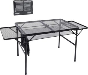 Nice C Camping Table With Cabinet Storage Grill