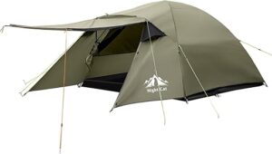 Night Cat Camping Tent 2-3 Persons Double Layers Waterproof