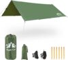Night Cat Camping Tent Tarp Waterproof Sunshade Shelter