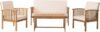Christopher Knight Home Carolina Outdoor Acacia Sofa Set, 4-Pcs