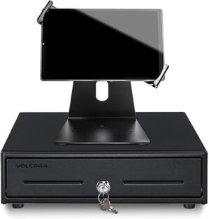 Volcora Cash Register Drawer & Tablet Stand
