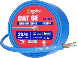 Cat 6E Ethernet Network Cable - 100 FT