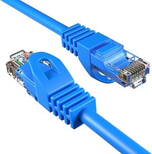 Cables Direct Online Cat5e 75FT Ethernet Patch Cable, Blue