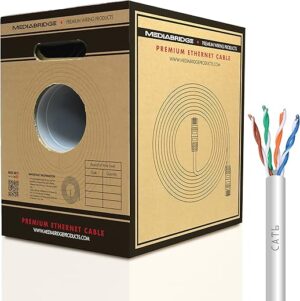 Mediabridge Cat6 Cable 500 Feet C6-500-WHITE