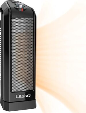 Lasko Ceramic Space Heater With Thermostat, CT16450