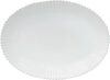 Costa Nova Ceramic Stoneware Oval Platter, White