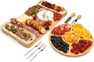 Bambüsi Charcuterie Board Gift Set - Bamboo Serving Tray