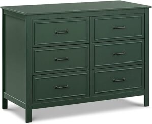 DaVinci Charlie 6-Drawer Double Dresser Forest Green