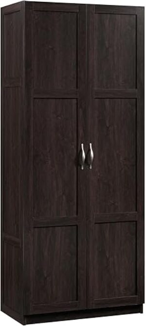 Sauder Cinnamon Cherry Storage Cabinet, 71.50