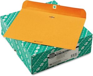 Quality Park Clasp Envelopes, Side-Open, 9x12, 100/BX