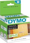 DYMO Clear Address Labels, DYM30254, 130/Roll