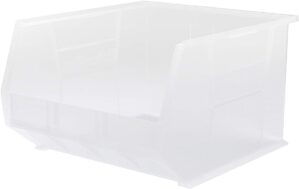Akro-Mils Clear Plastic Hanging Storage Bin, 3-Pack