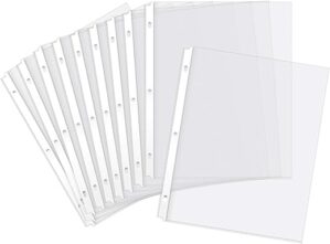 Amazon Basics Clear Sheet Protectors For Binders, 200 Pack