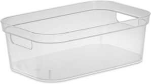 Sterilite Clear Small Storage Bin 13228608
